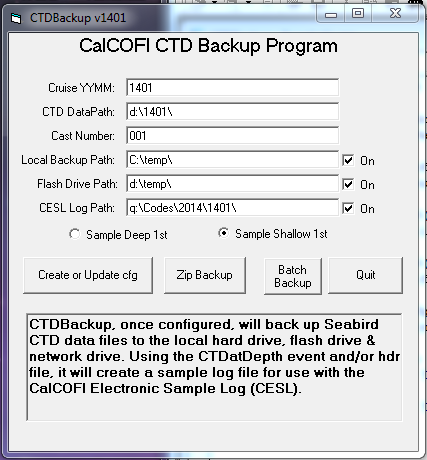 CTDBackup cfg form